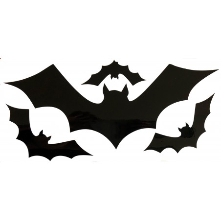 Window stickers bats