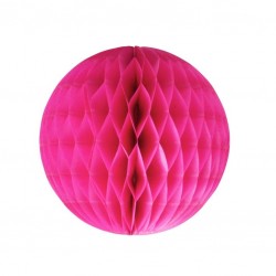 Honeycomb ball hot pink