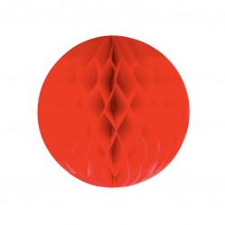 Honeycomb ball red