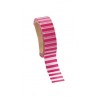 Washi tape hot pink striped