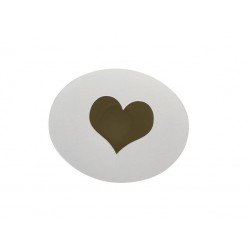 Cappuccino template - Heart