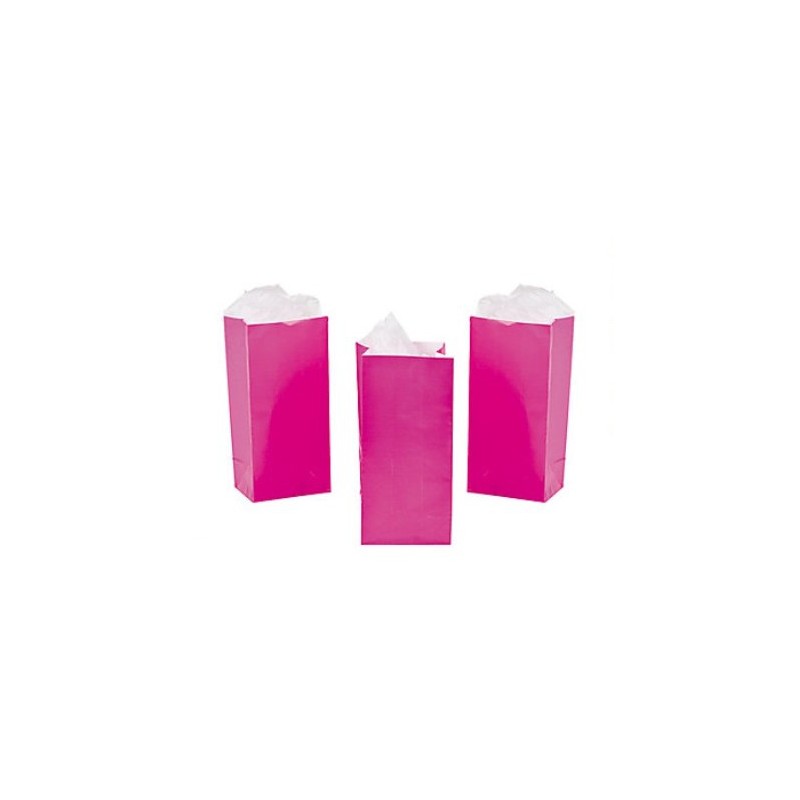 Treat bags hot pink