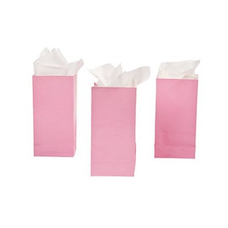 Treat bags pink