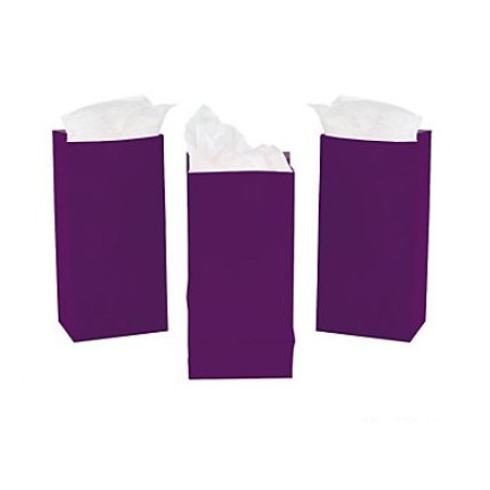 Treat bags purple
