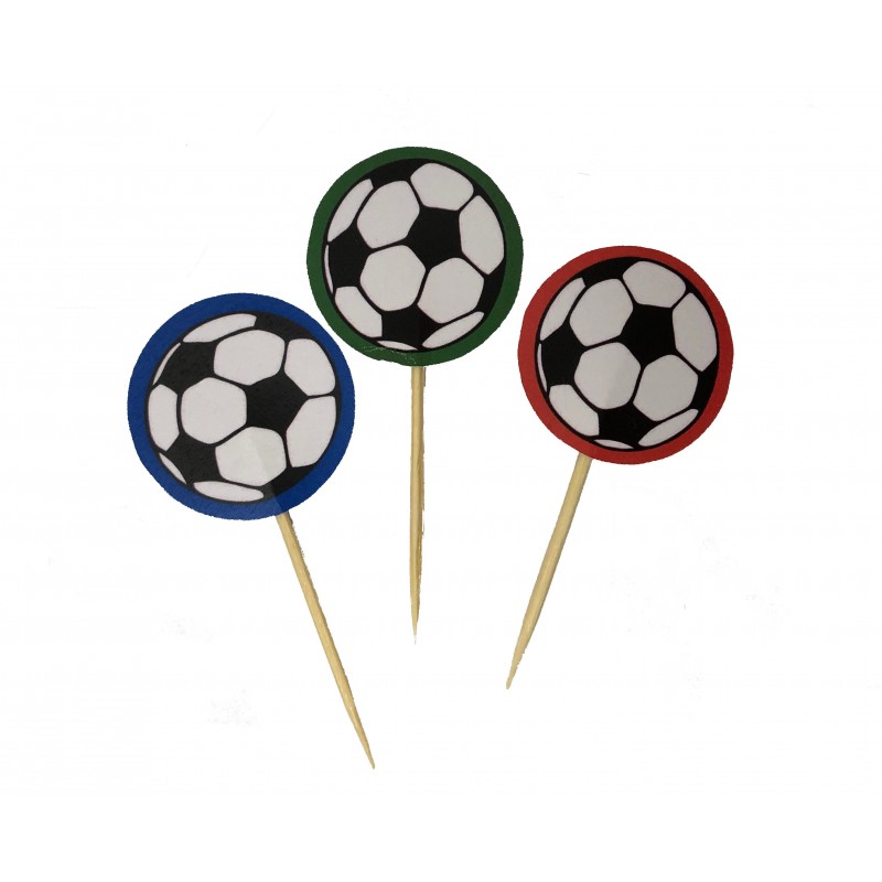 Cupcake toppers soccer