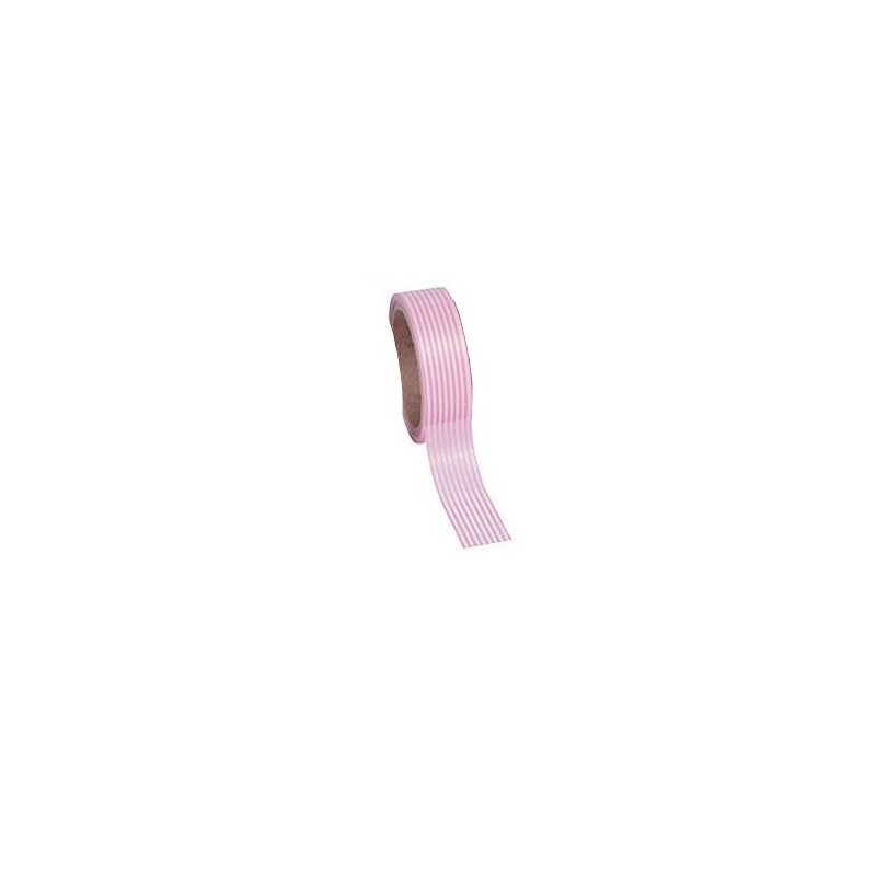 Washi tape pink striped