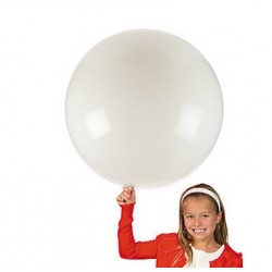 36 inch white balloon
