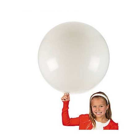36 inch white balloon