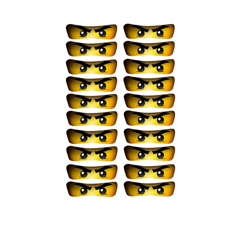 Ninjago eyelets for popcorn boxes