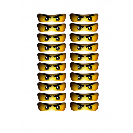 Ninjago eyelets for popcorn boxes