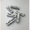 Middle pegs silver - 3.5 cm