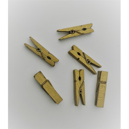 Middle pegs gold - 3.5 cm