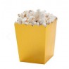 Mini popcorn boxes gold metallic @joyenco