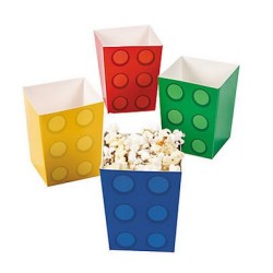 Mini popcorn boxes bricks -...