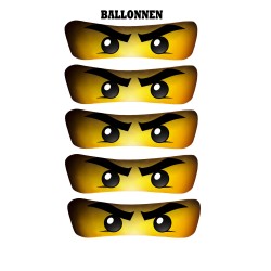 Ninjago eyelets for balloons