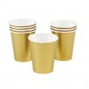Paper cups gold