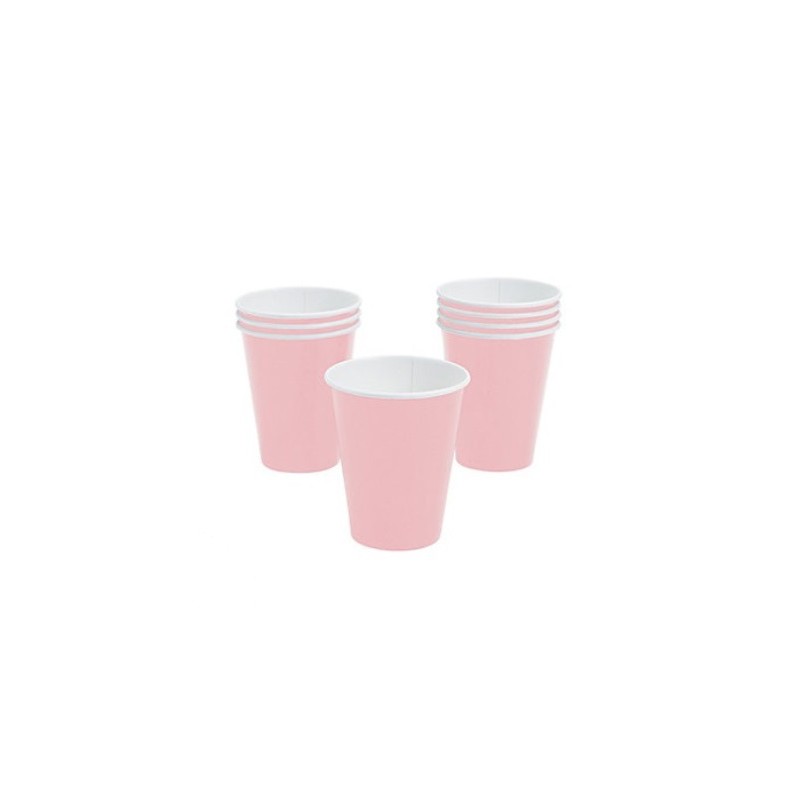 Paper cups pink