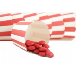 Cupcake cups red striped