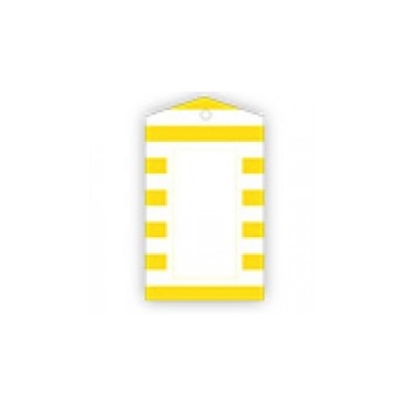 Gift tags yellow striped