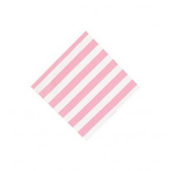 Napkins pink striped