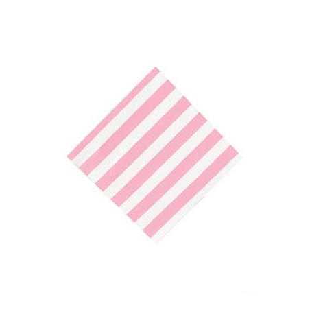 Napkins pink striped
