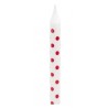 Candles red dotted