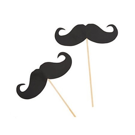 Cupcake toppers mustache