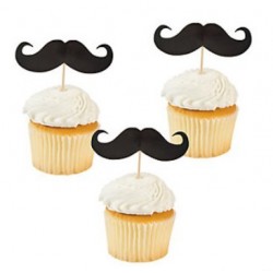 Cupcake toppers snor