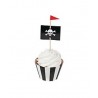 Cupcake toppers pirate flag