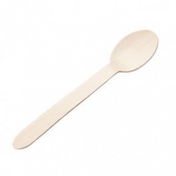 Little wooden spoons blanc