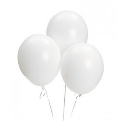 Balloons white