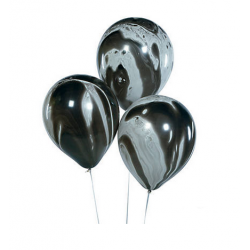 Balloons black marble