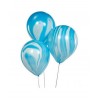 Ballonnen blauw marmer