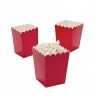 Mini popcorn boxes red