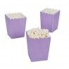 Kleine popcorn bakjes lila