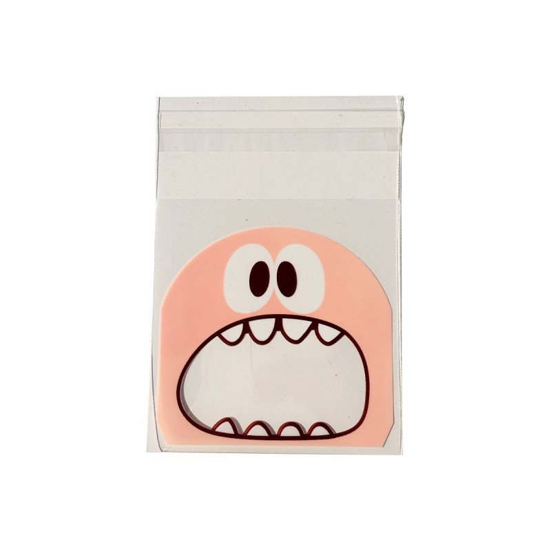 Treat bags monster pink
