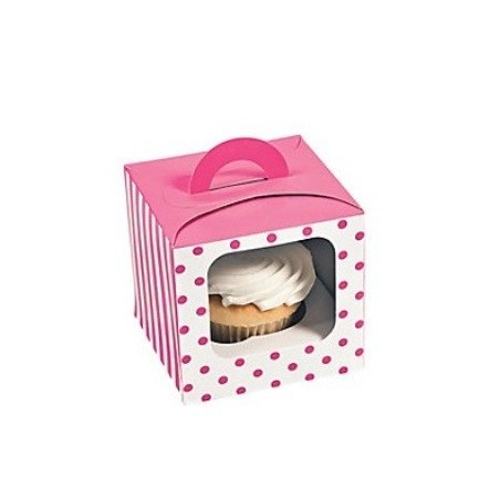 Cupcake box pink
